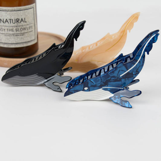 L'Atelier Collection Blue Whale Claw Clip