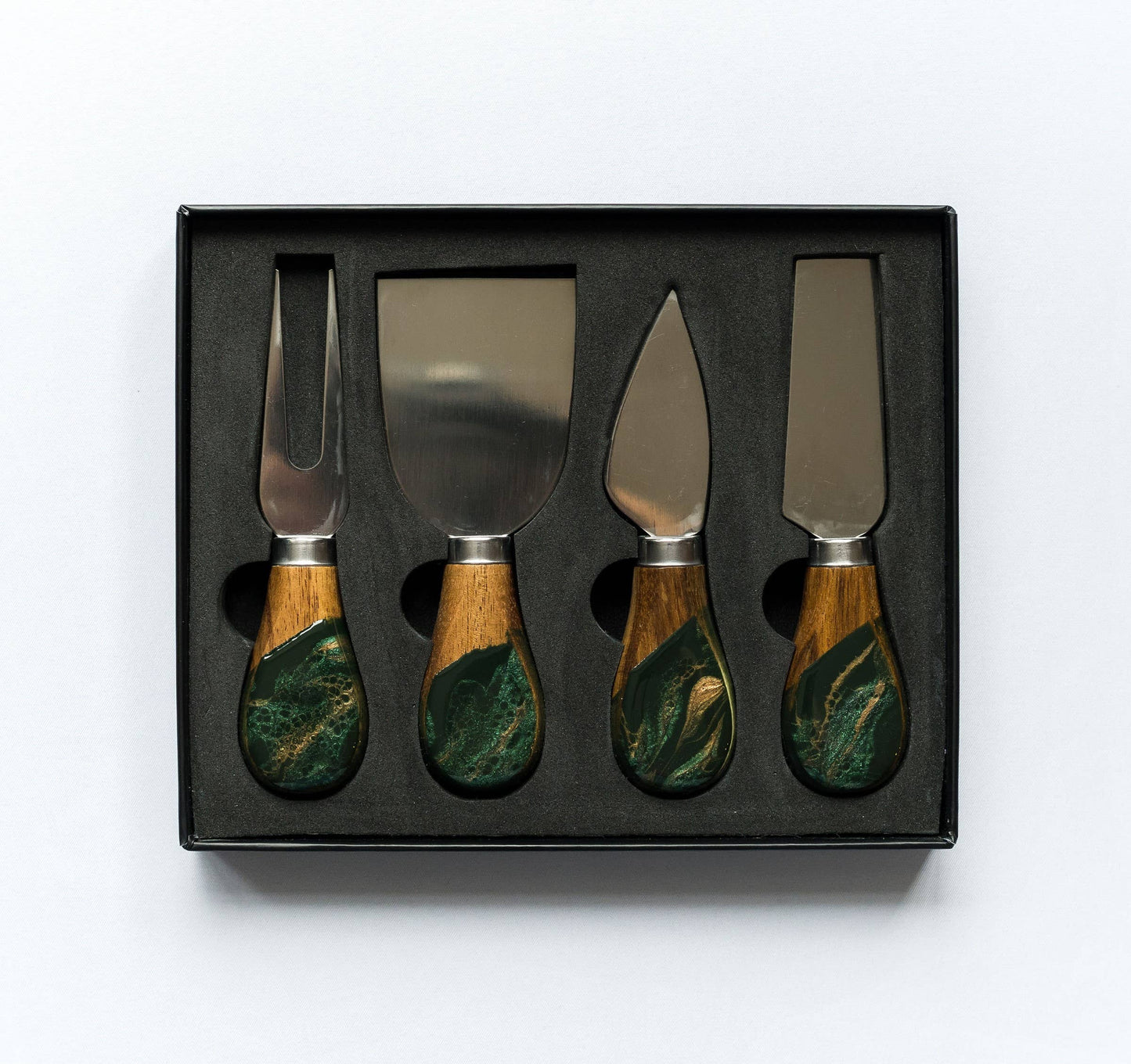 Lynn & Liana Designs Resin Coated Cheese Knife Set - Set of 4