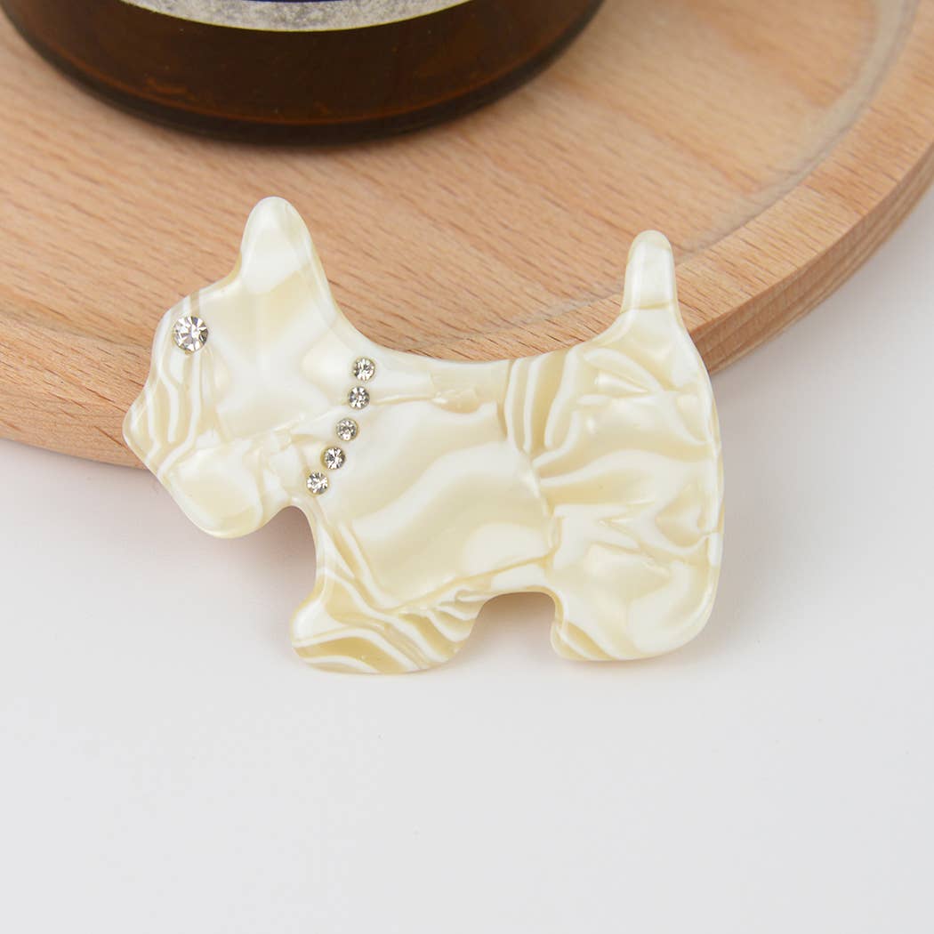 L'Atelier Collection Mini Bling Schnauzer Clips