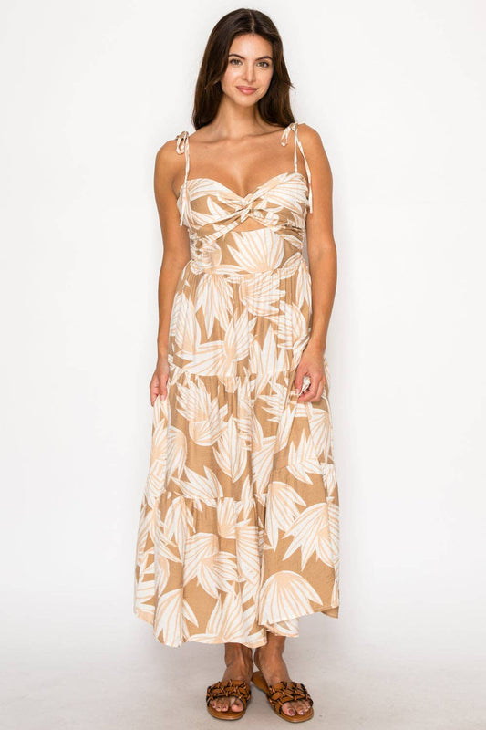 Meet Me In Santorini Eos Drift Maxi Dress