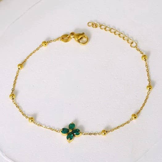 L'Atelier Collection Stainless Steel Gemstone Bracelet