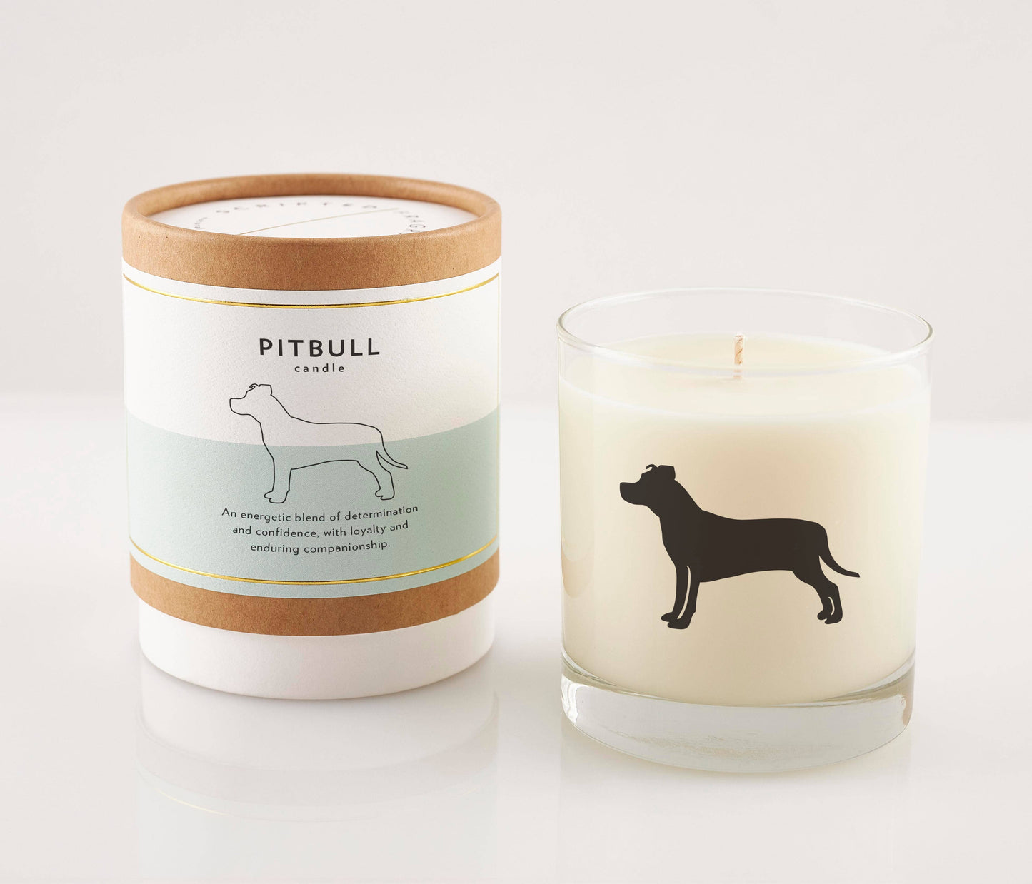 Pitbull Dog Breed Soy Candle