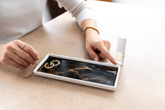 Lynn & Liana Designs Small Resin Ceramic Resin Tray