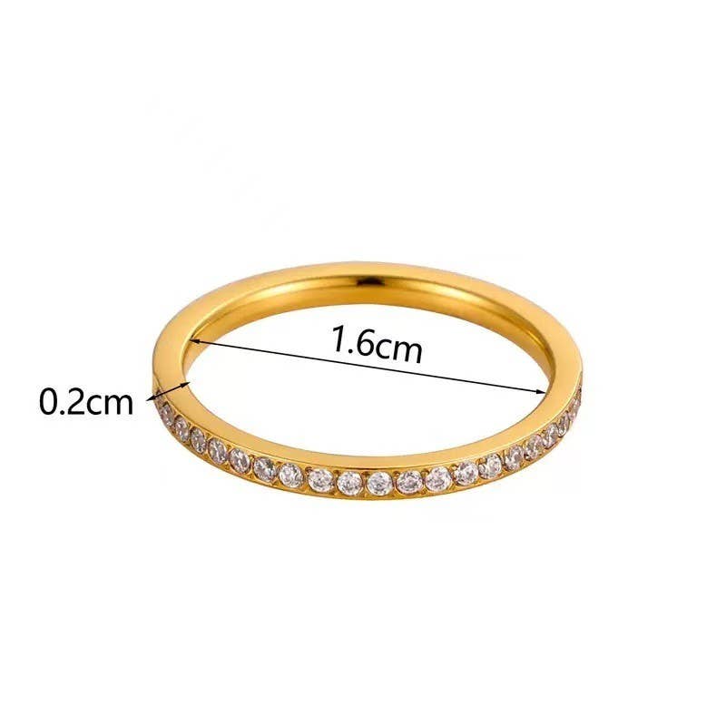 L'Atelier Collection Skinny Stone Band