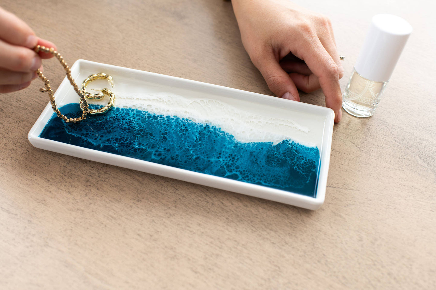 Lynn & Liana Designs Small Resin Ceramic Resin Tray