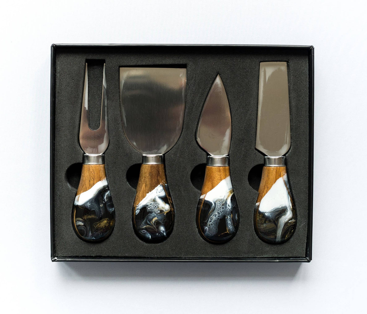 Lynn & Liana Designs Resin Coated Cheese Knife Set - Set of 4