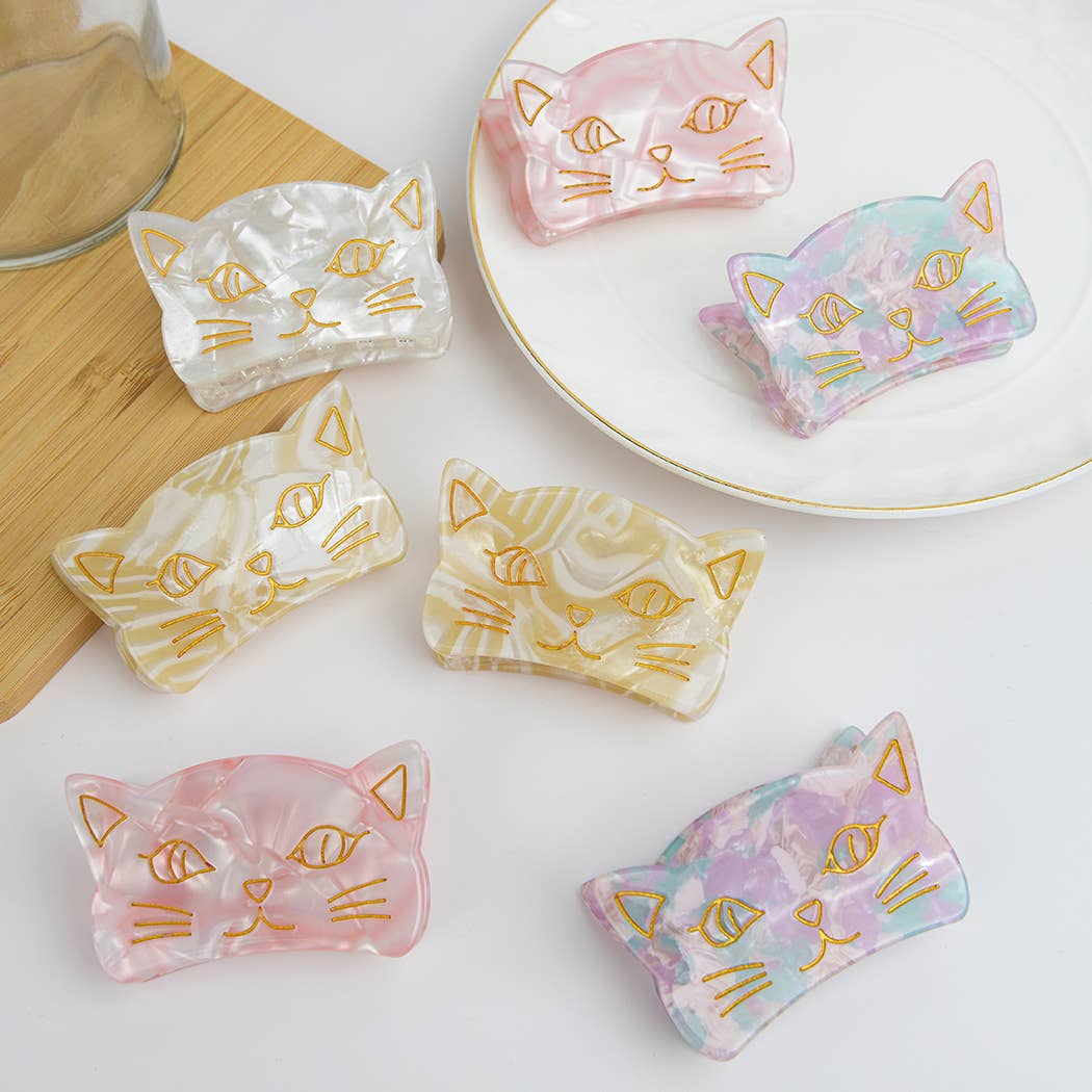 L'Atelier Collection Peeking Cat Claw Clip