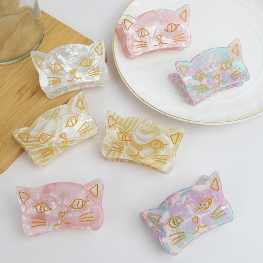 L'Atelier Collection Peeking Cat Claw Clip
