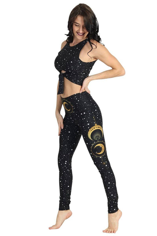 Fortune Teller Printed Yoga Leggings