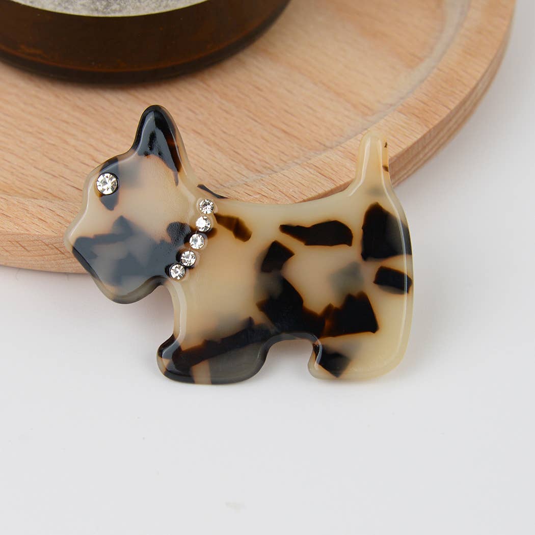 L'Atelier Collection Mini Bling Schnauzer Clips