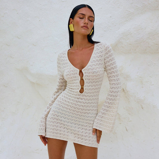 HOT Sexy Knit Beach Dress Swim CoverUp