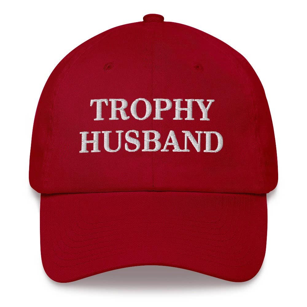 Trophy Husband Embroidered Dad Cap