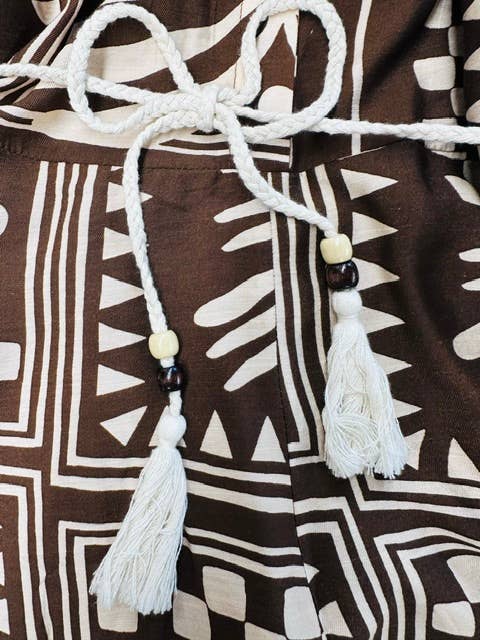 Meet Me In Santorini Terracotta Script Romper