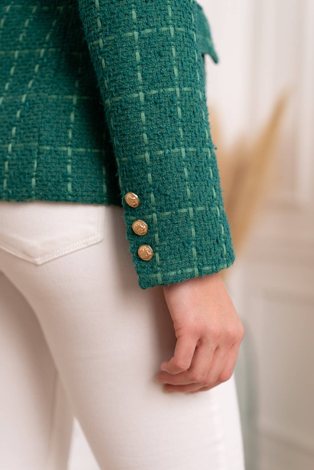 Slim Fit Tweed Jacket