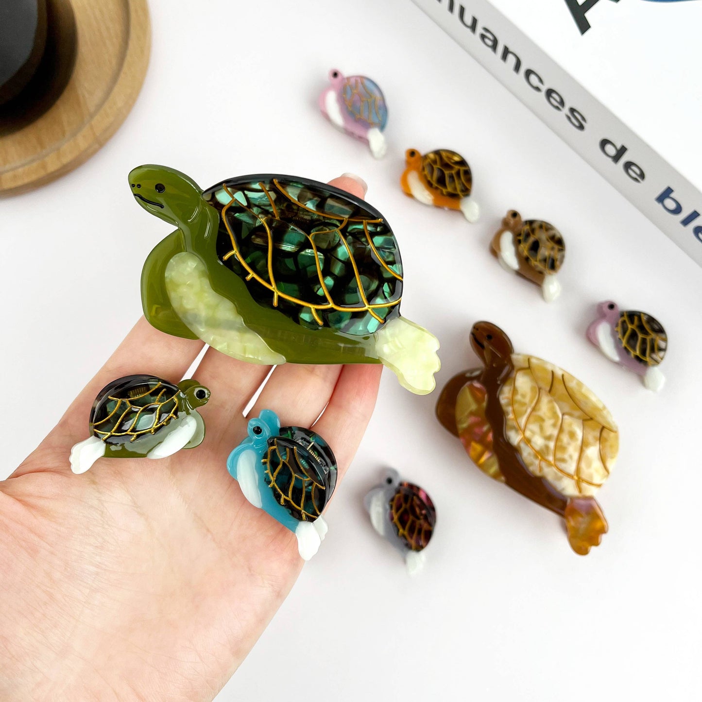 L'Atelier Collection Mini Turtle Clip