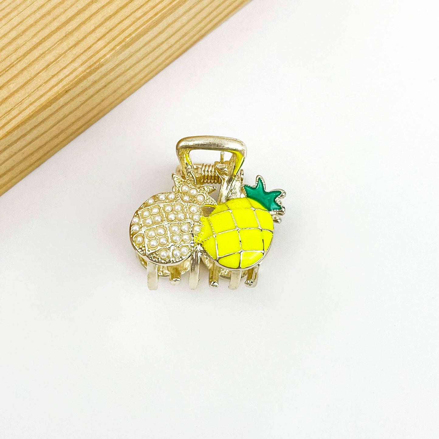 L'Atelier Collection Mini Rhinestone Fruit Clip