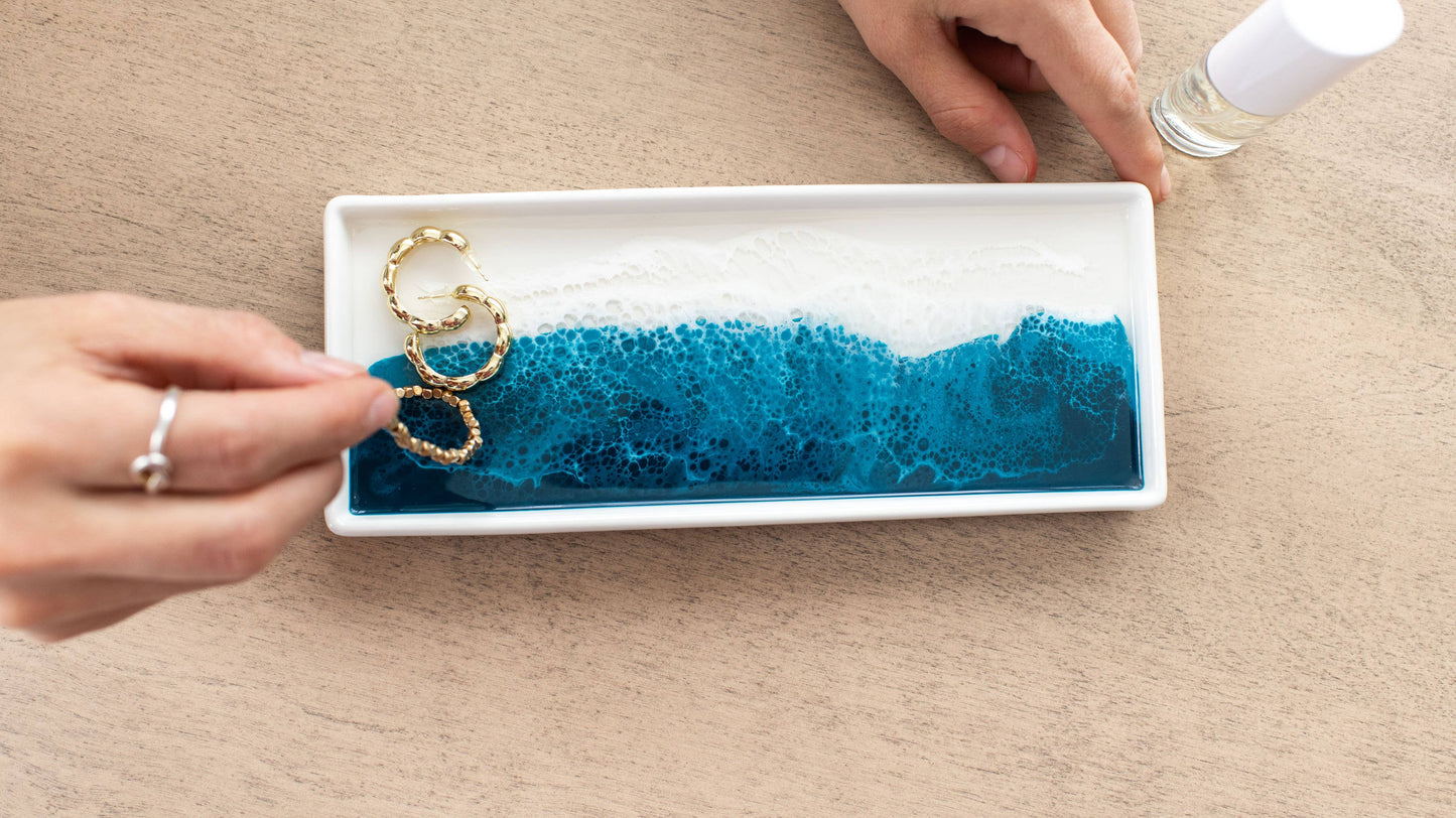 Lynn & Liana Designs Small Resin Ceramic Resin Tray