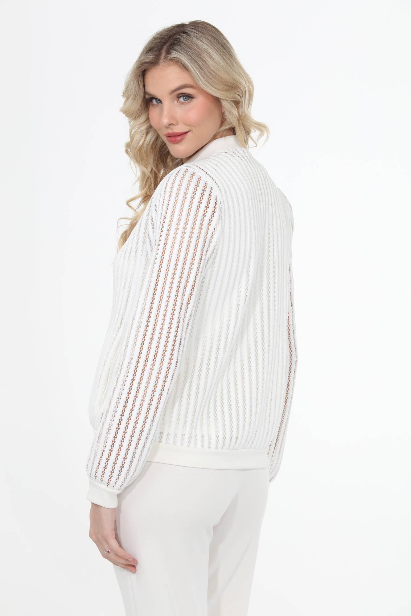 Lace Zip-up Jacket