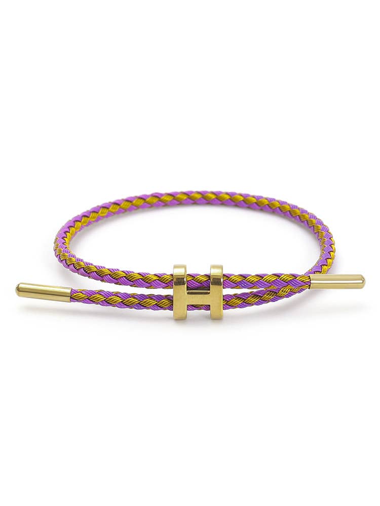 Adjustable Titanium Steel H Buckle Bracelet
