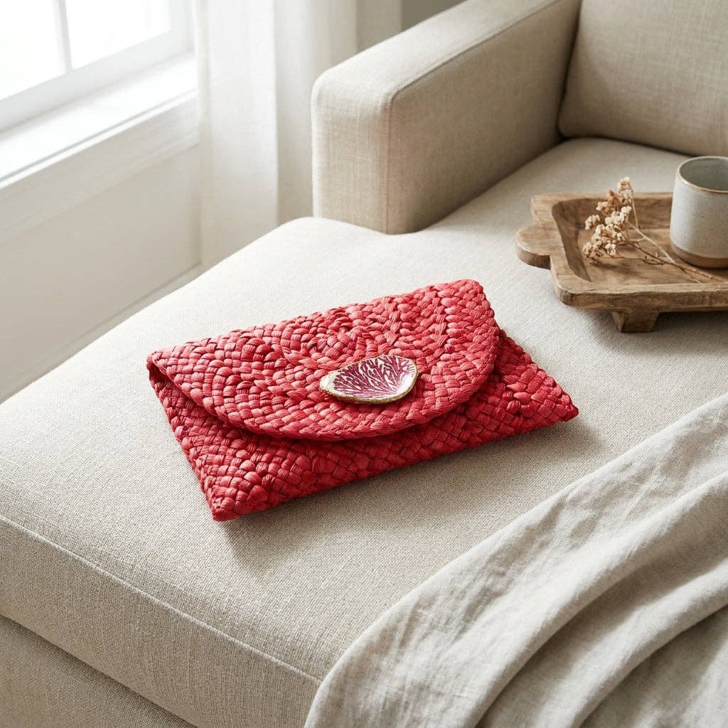 Sea Fan Oyster Shell Clutch