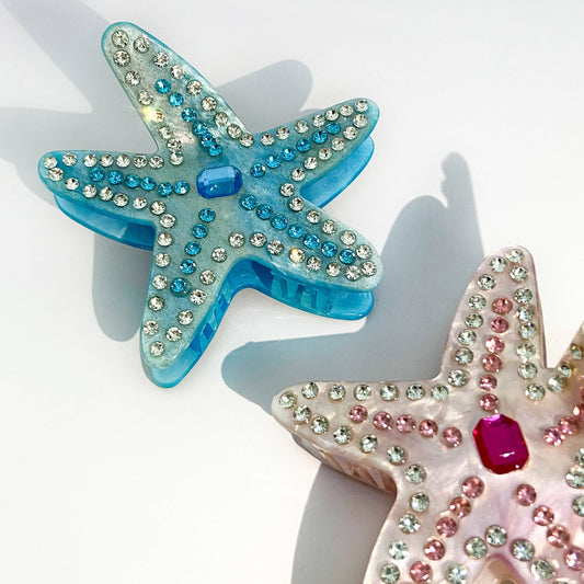 L'Atelier Collection Bedazzled Starfish Claw Clip