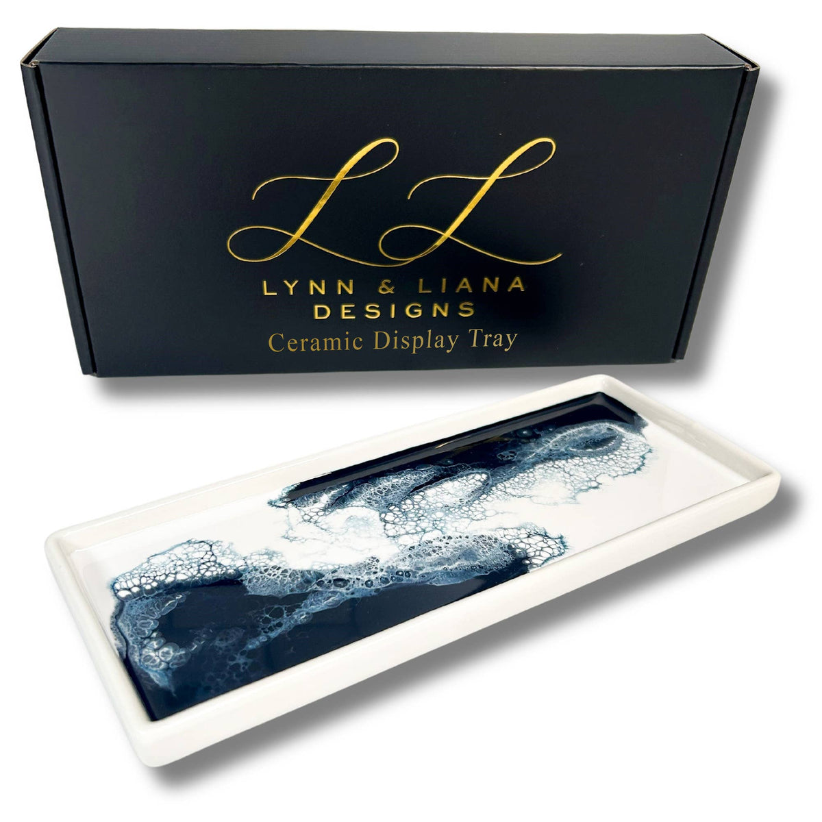 Lynn & Liana Large Ceramic Resin Trays