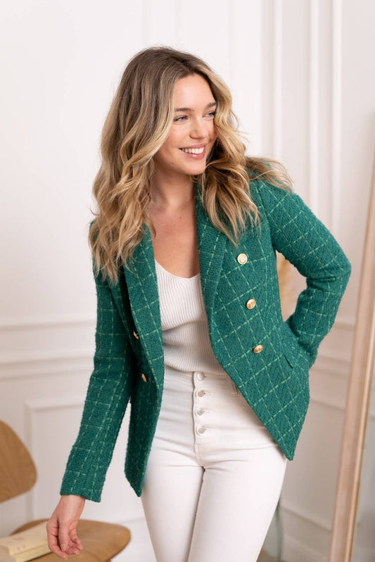 Slim Fit Tweed Jacket
