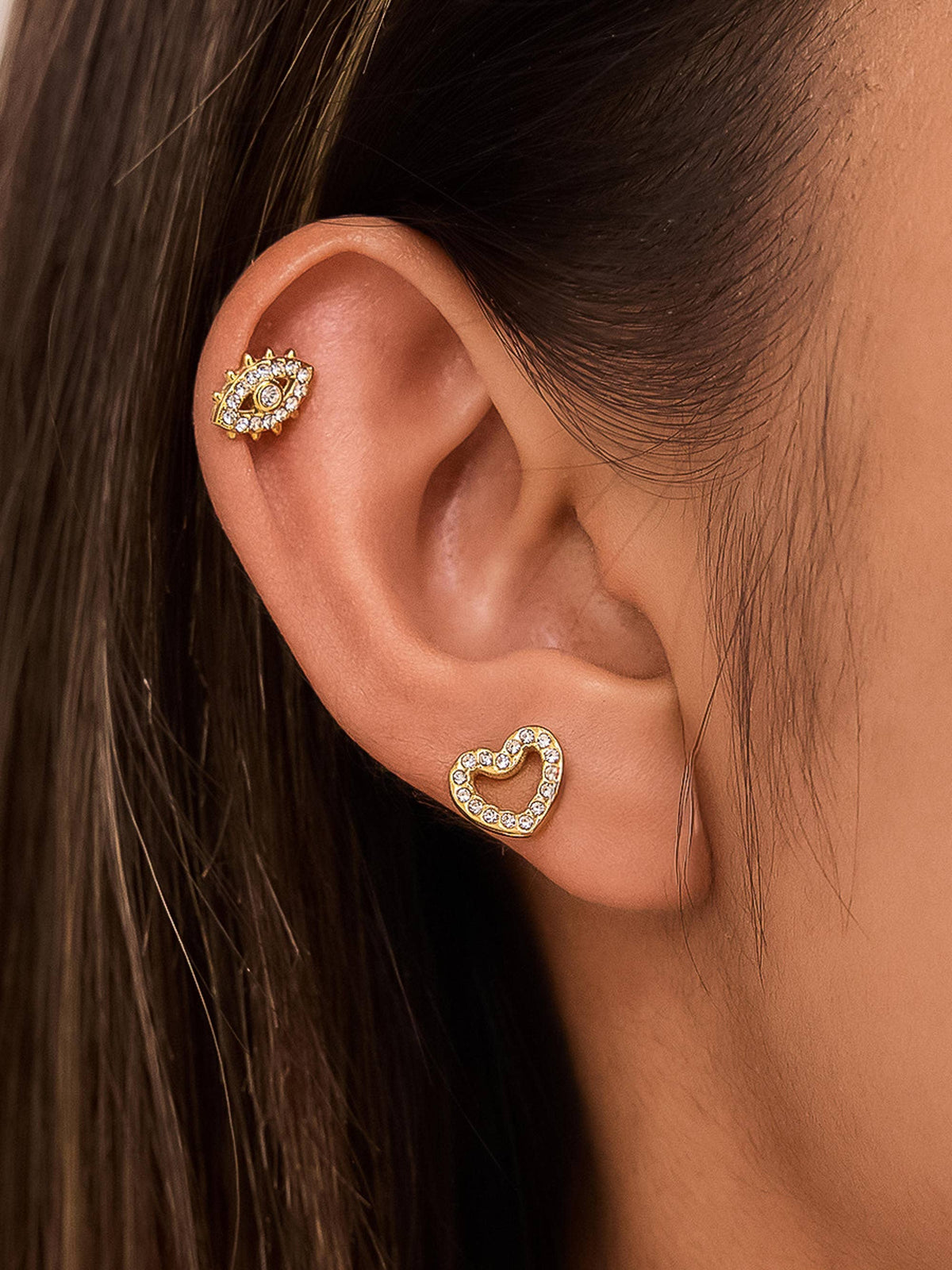L'Atelier Collection Pammi Heart Earrings