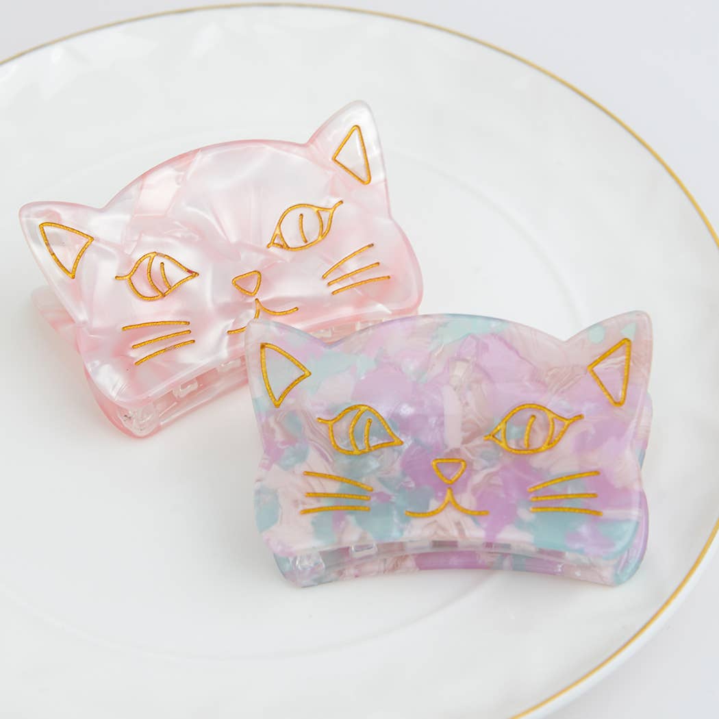 L'Atelier Collection Peeking Cat Claw Clip