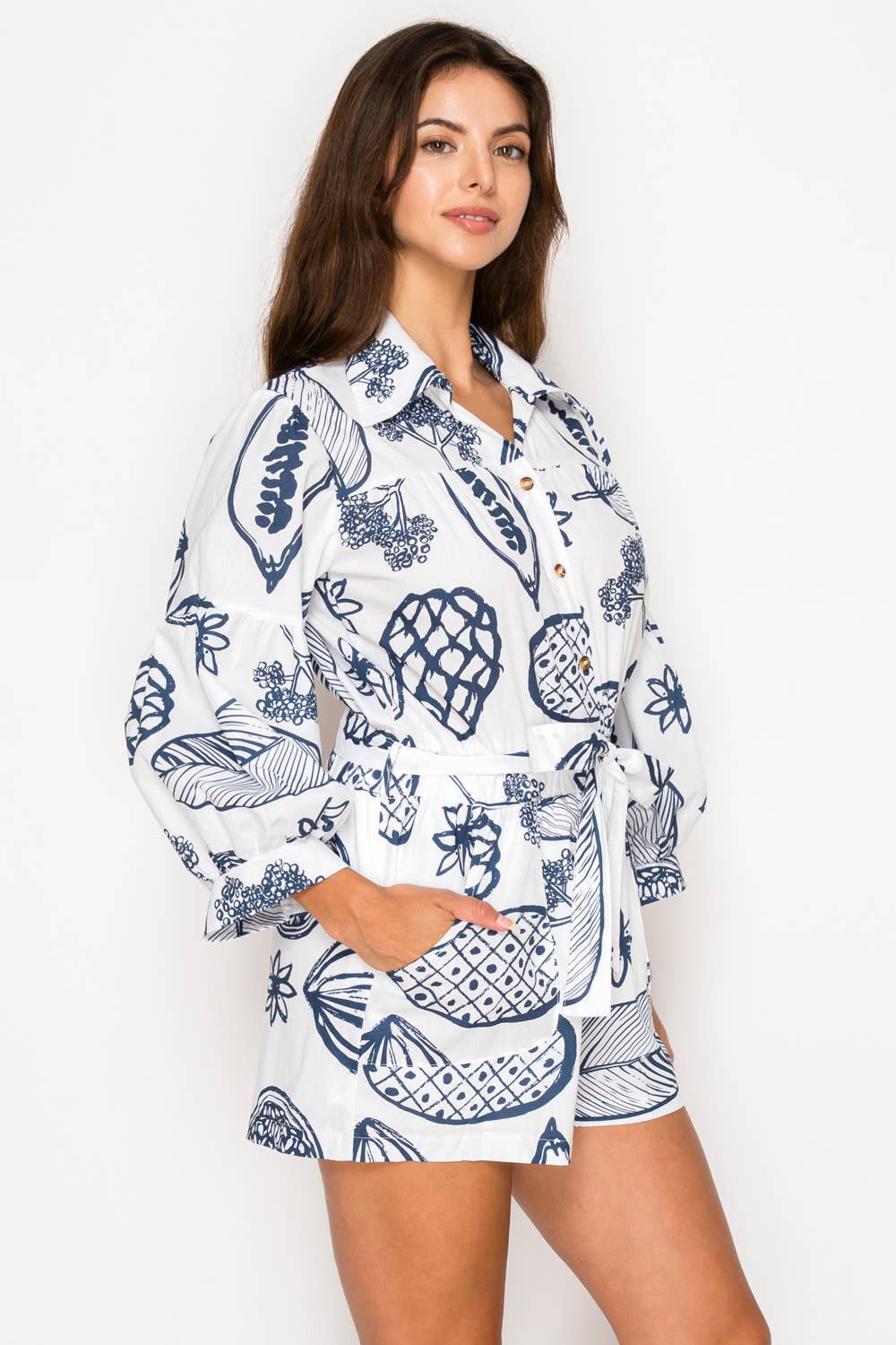Meet Me In Santorini Fruit Delight Romper