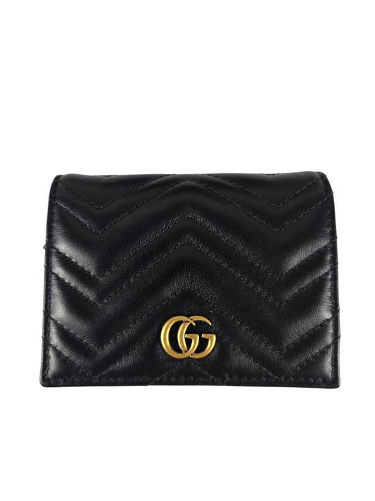 Gucci Marmont Card Case Wallet - Luxury Preowned