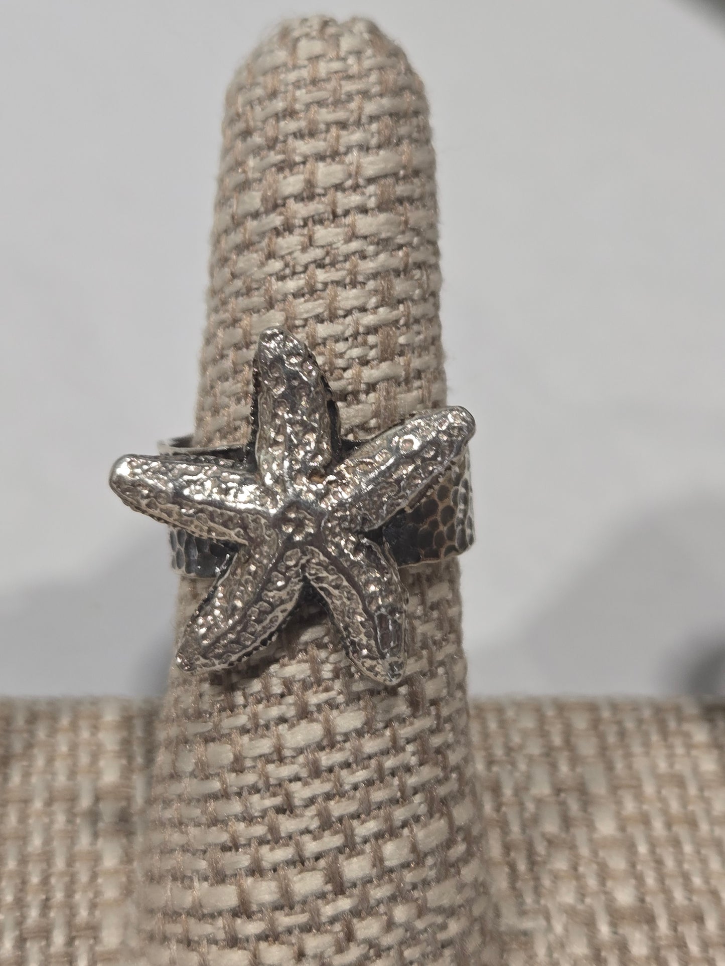 Sterling Silver Starfish Ring