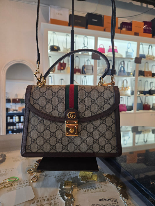 Gucci Ophidia Medium Top Handle Bag | Luxury Pre-Owned | #211