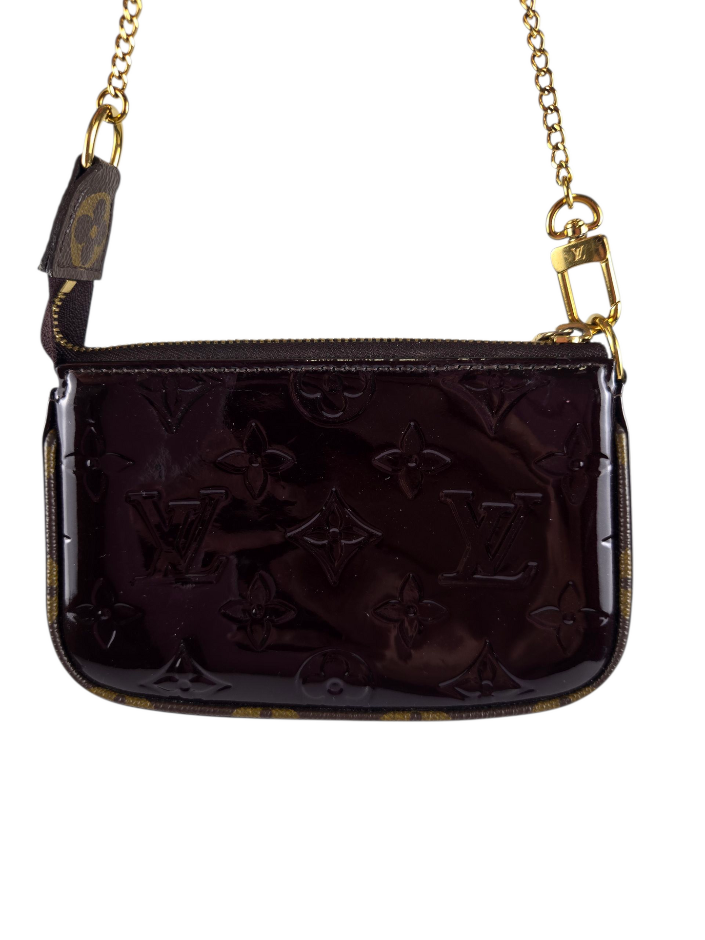 Louis Vuitton Vernis Monogram Mini Accessories Amarante - Luxury Preowned