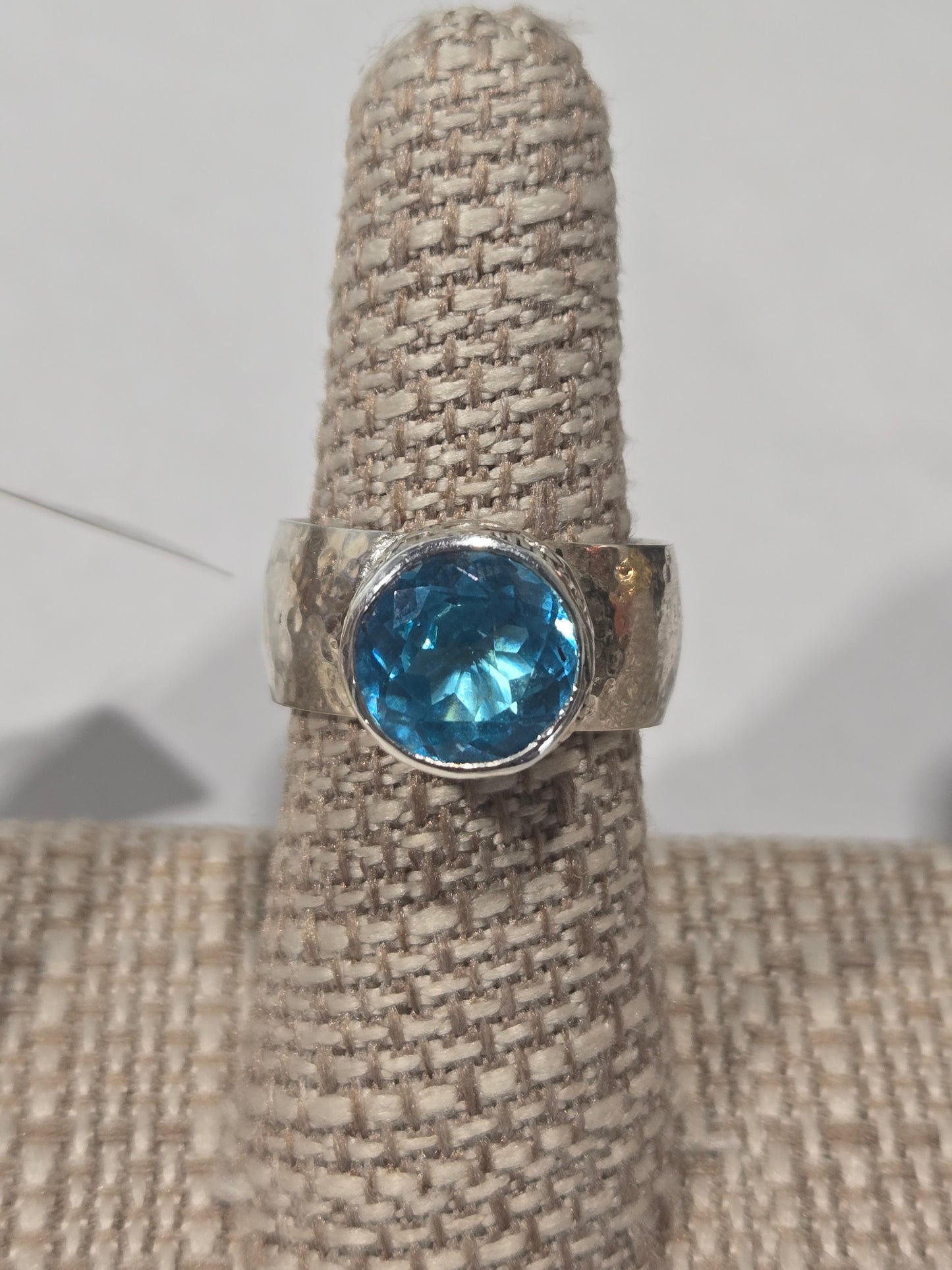 Paraiba Tourmaline 5ct Sterling Silver Ring