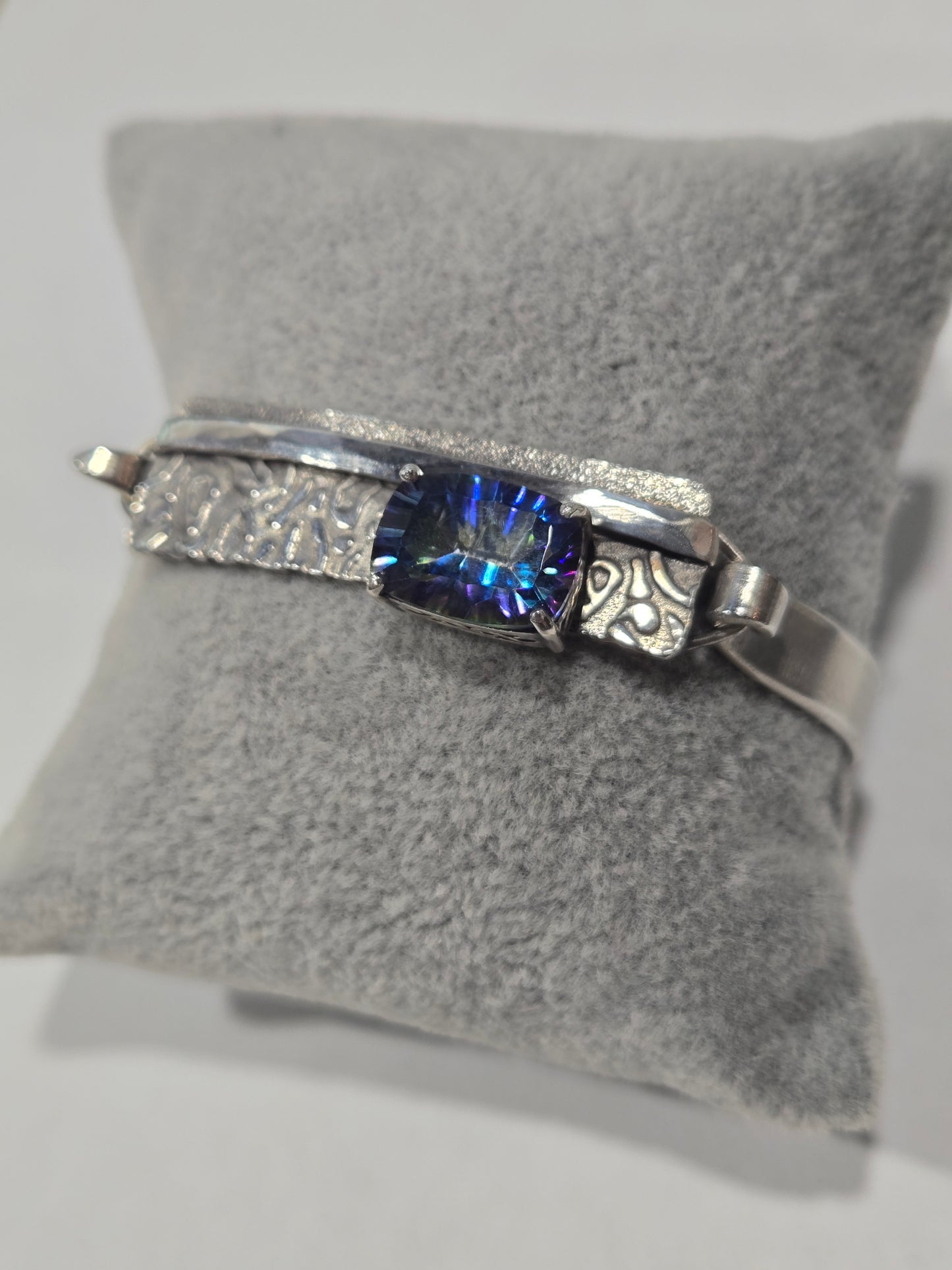 Blue Jewel Sterling Sliver Bracelet