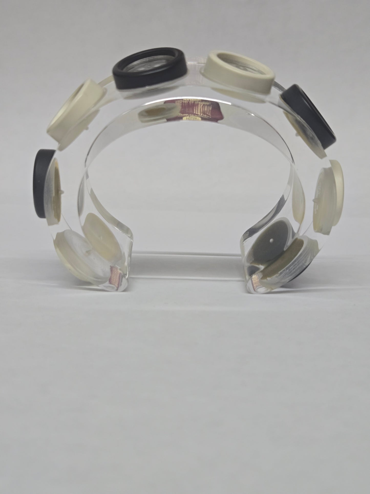 Chanel Clear Lucite Cuff Bracelet | Luxury Pre-owned