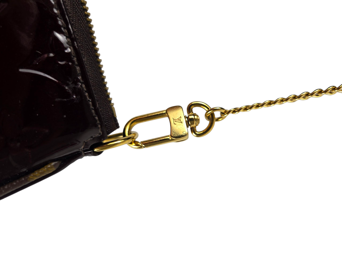 Louis Vuitton Vernis Monogram Mini Accessories Amarante - Luxury Preowned