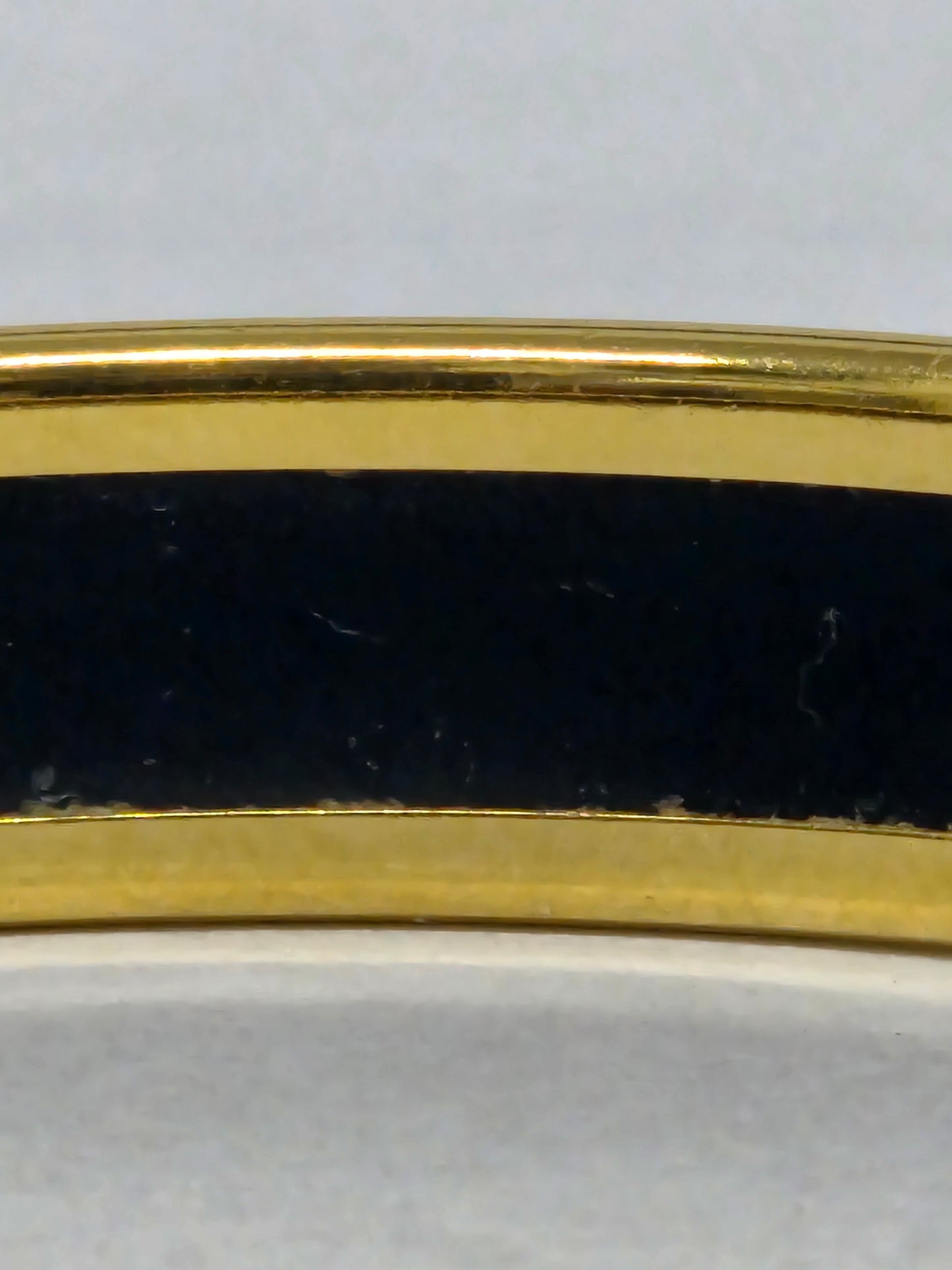 Hermès Narrow Printed Enamel Bangle | Luxury Pre-owned
