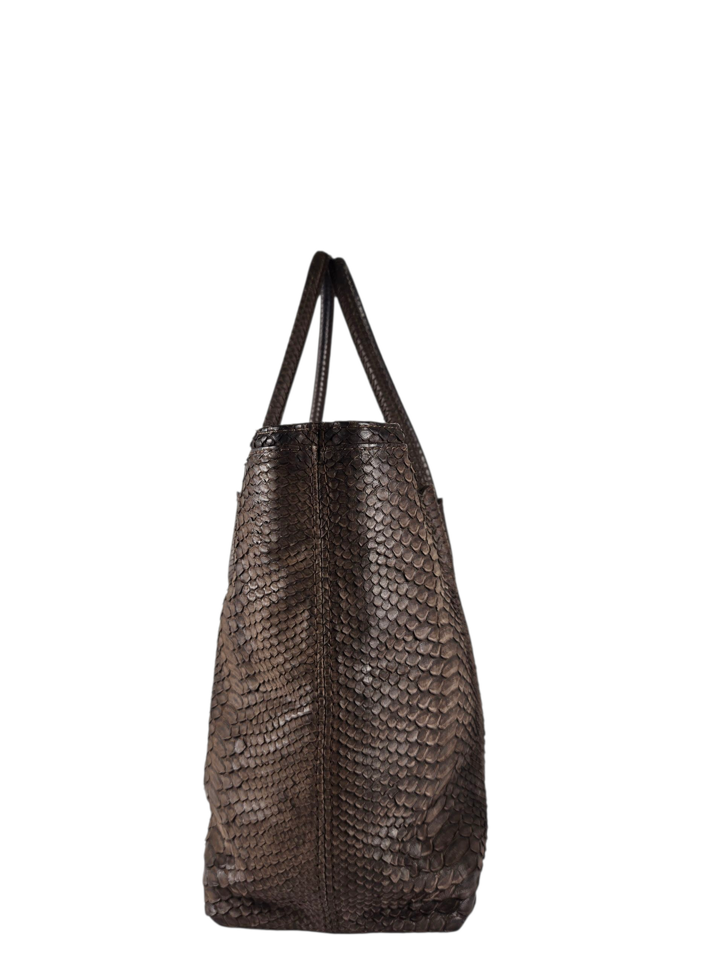 Chanel Python Leather Executive Cerf Tote - Luxury Preowned