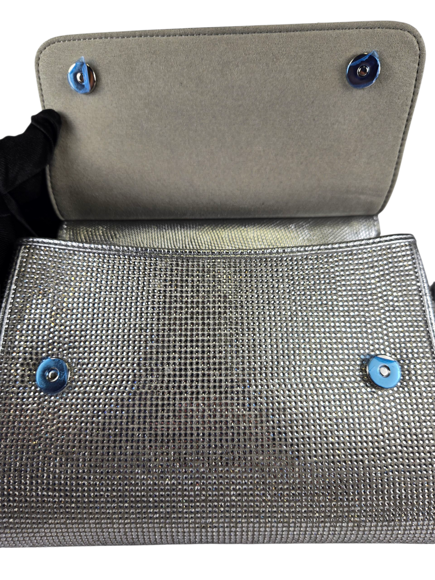 Dolce & Gabbana Medium Sicily w All-over Rhinestones - Luxury Preowned