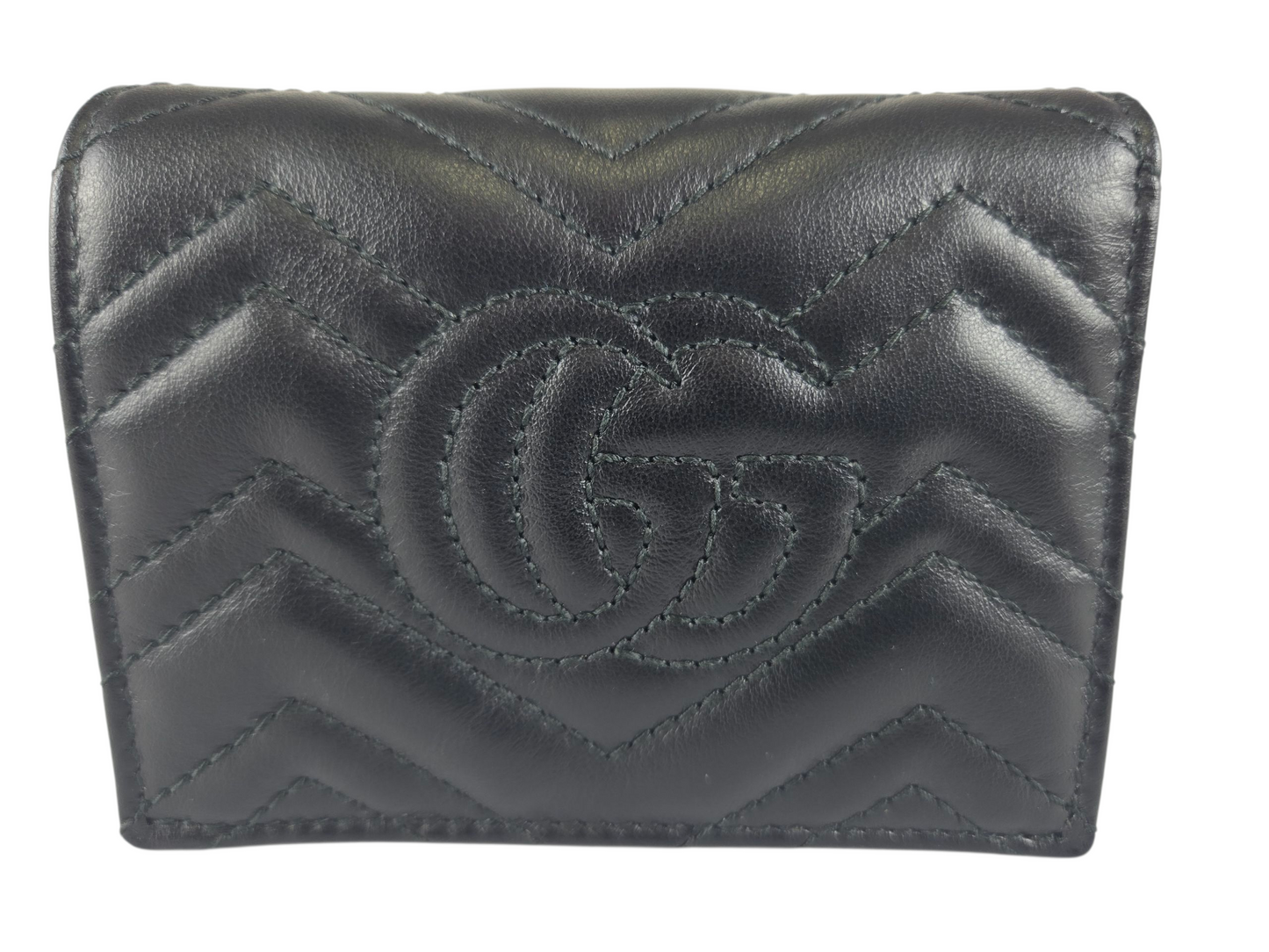 Gucci Marmont Card Case Wallet - Luxury Preowned