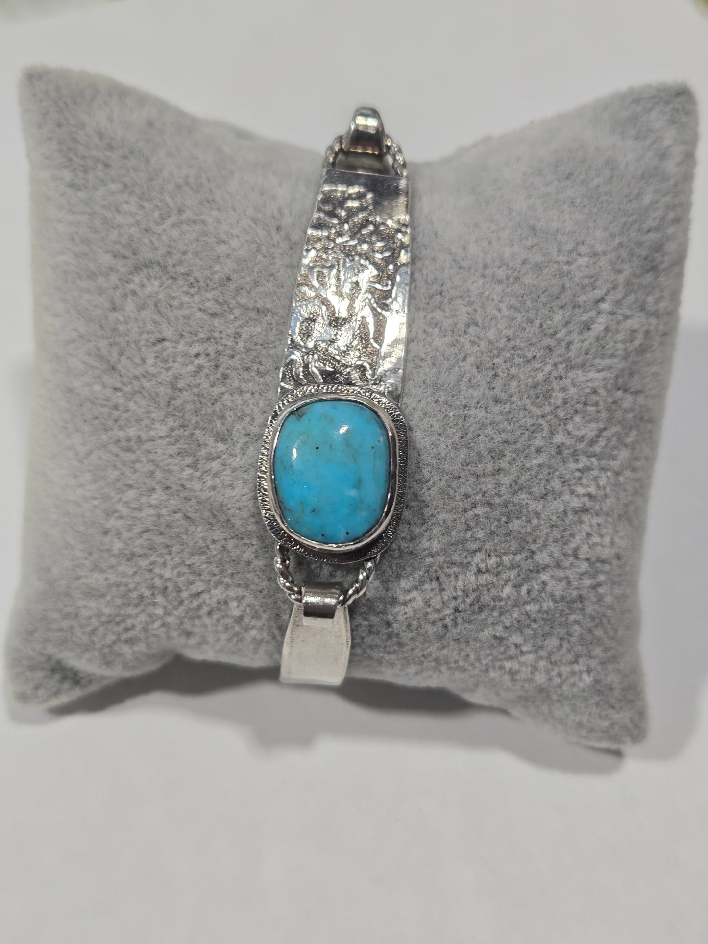 Turquoise Sterling Silver Bracelet