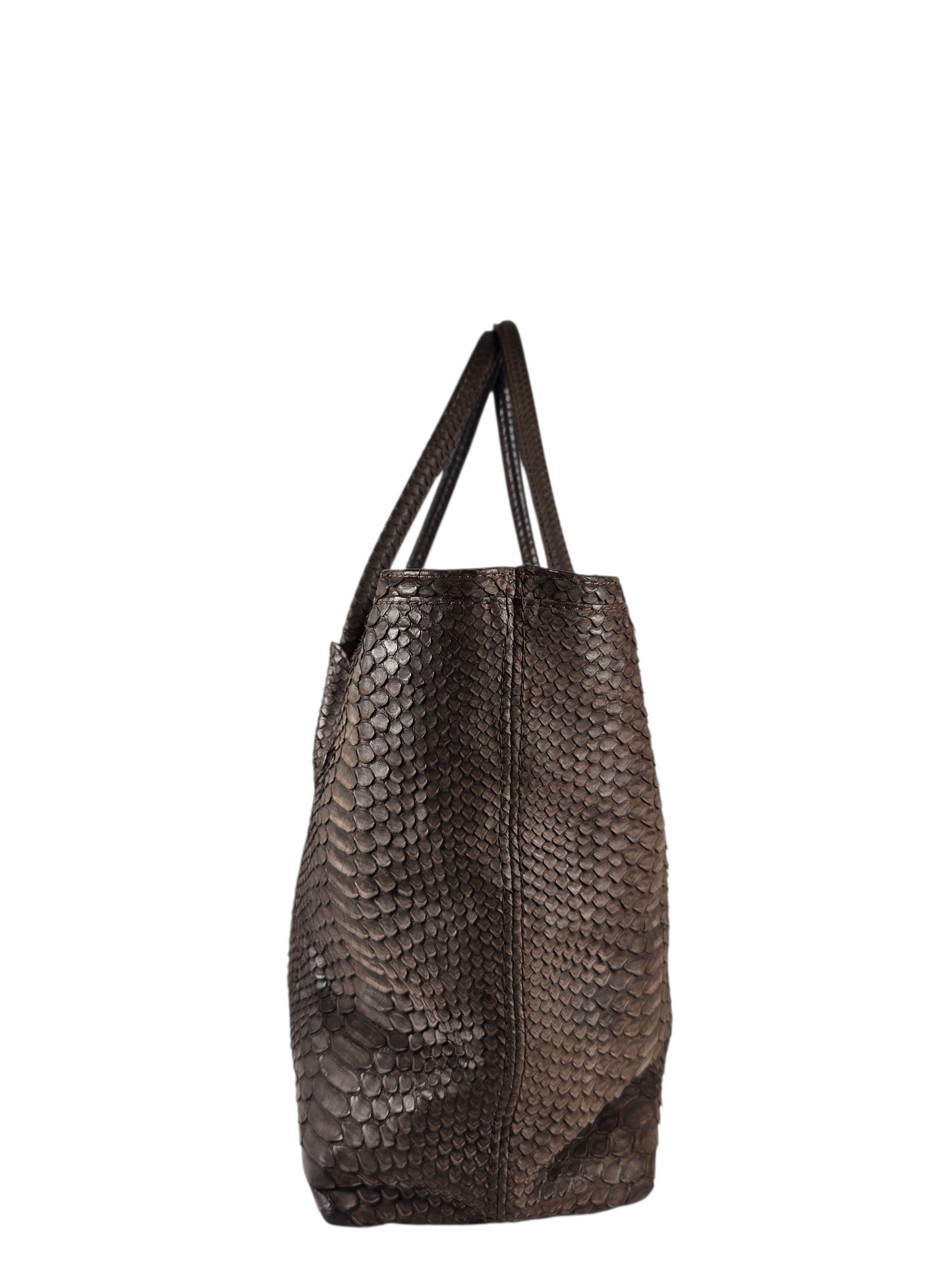 Chanel Python Leather Executive Cerf Tote - Luxury Preowned