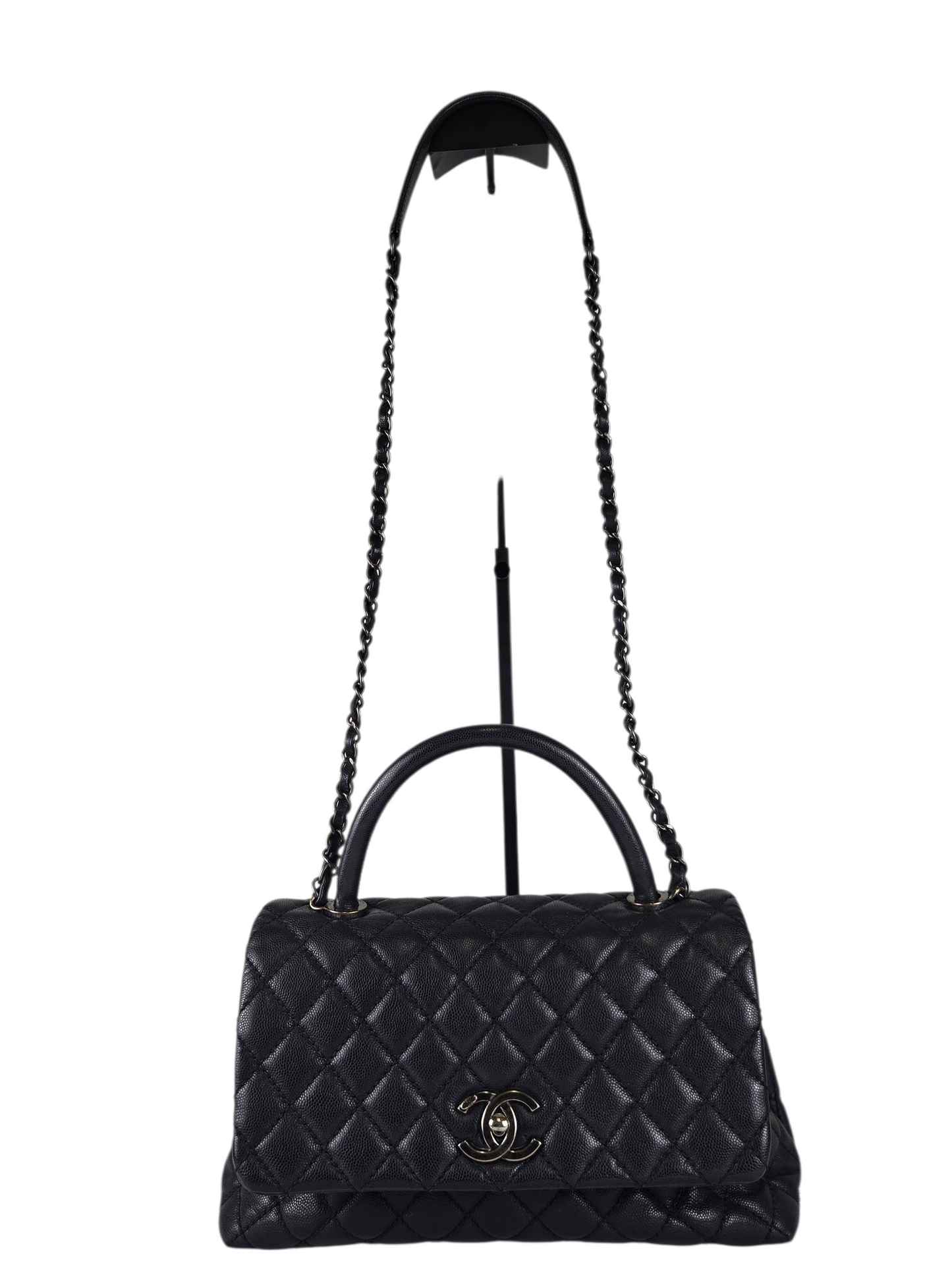 Chanel Caviar Quilted Coco Small Flap Bag - Luxury Preowned