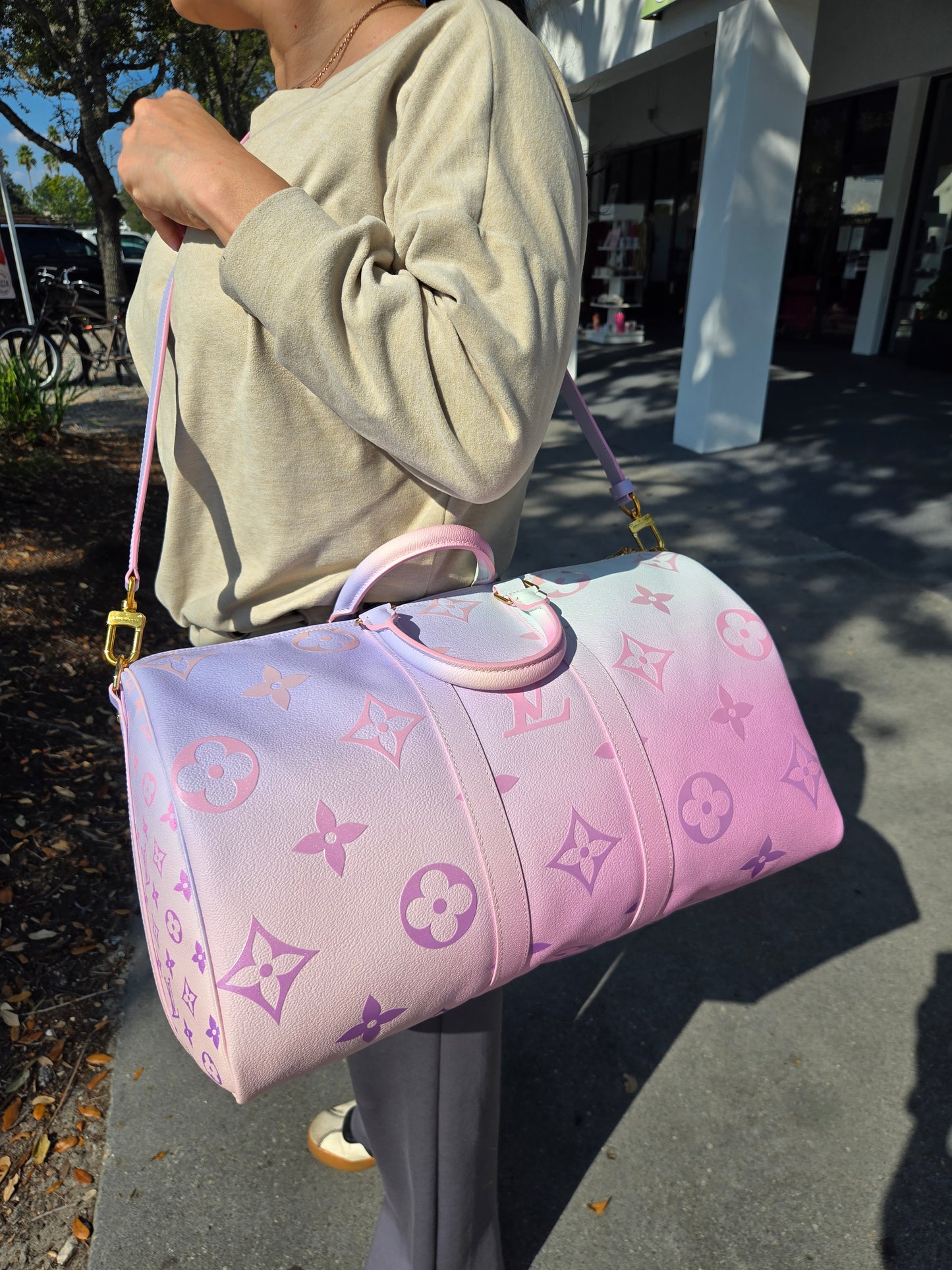 Louis Vuitton Sunrise Keepall Bandoulière 45