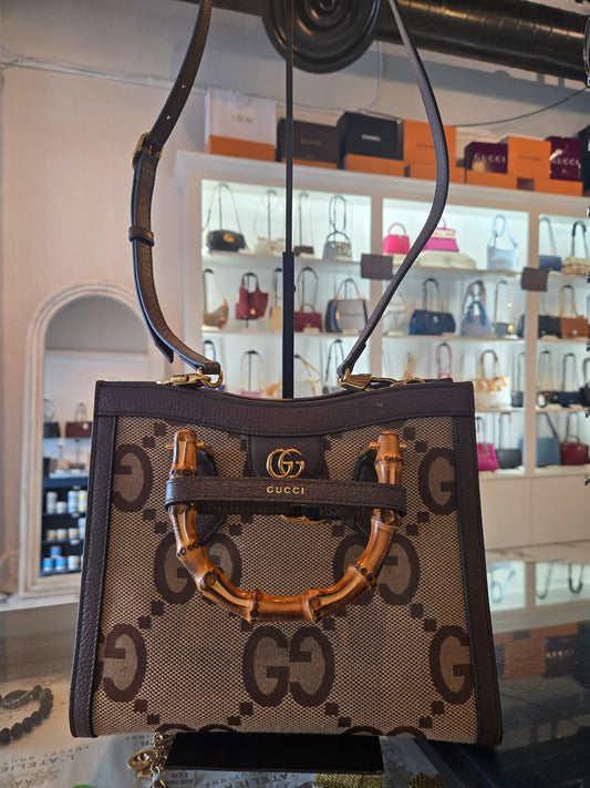 Gucci Diana Tote with Bamboo Handle | Luxury Pre-Owned | #210