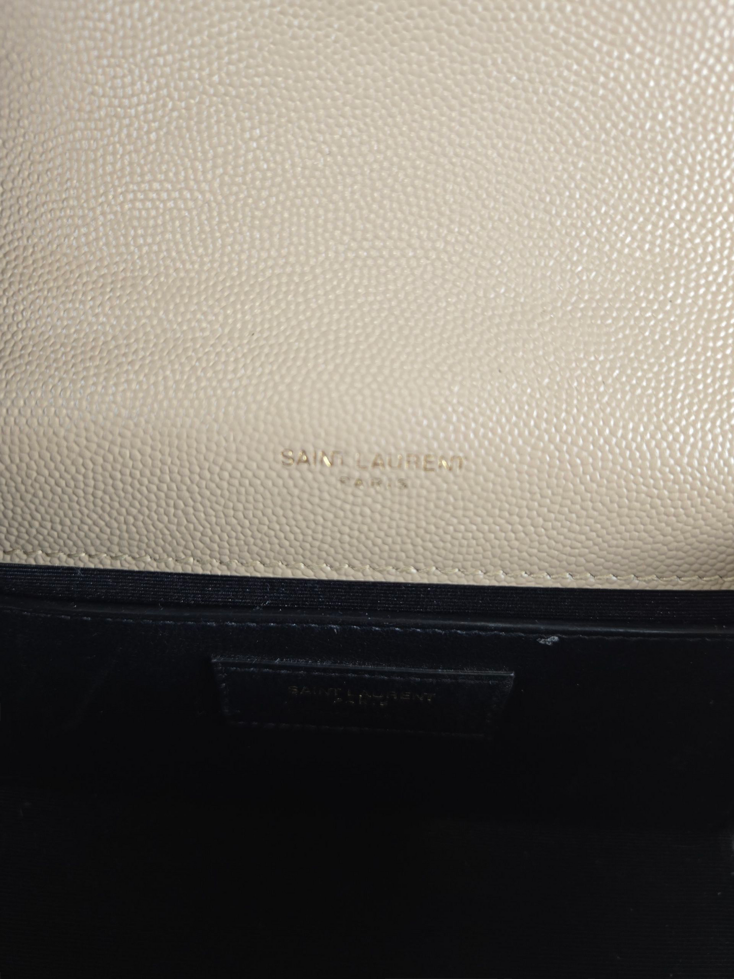 Saint Laurent Kate Medium Shoulder Bag Embossed Leather - Luxury Pre-owned