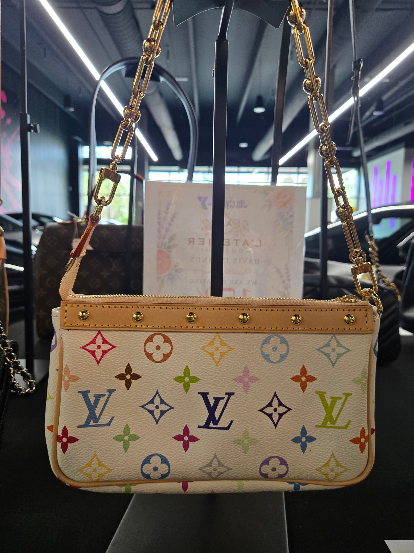 Louis Vuitton x Takashi Murakami Pochette Accessoires - Luxury Pre-owned