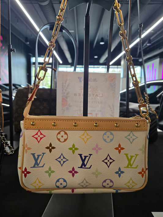 Louis Vuitton x Takashi Murakami Pochette Accessoires - Luxury Pre-owned